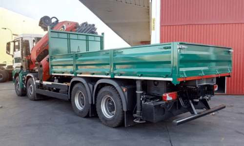 Peso por ejes de camiones en España